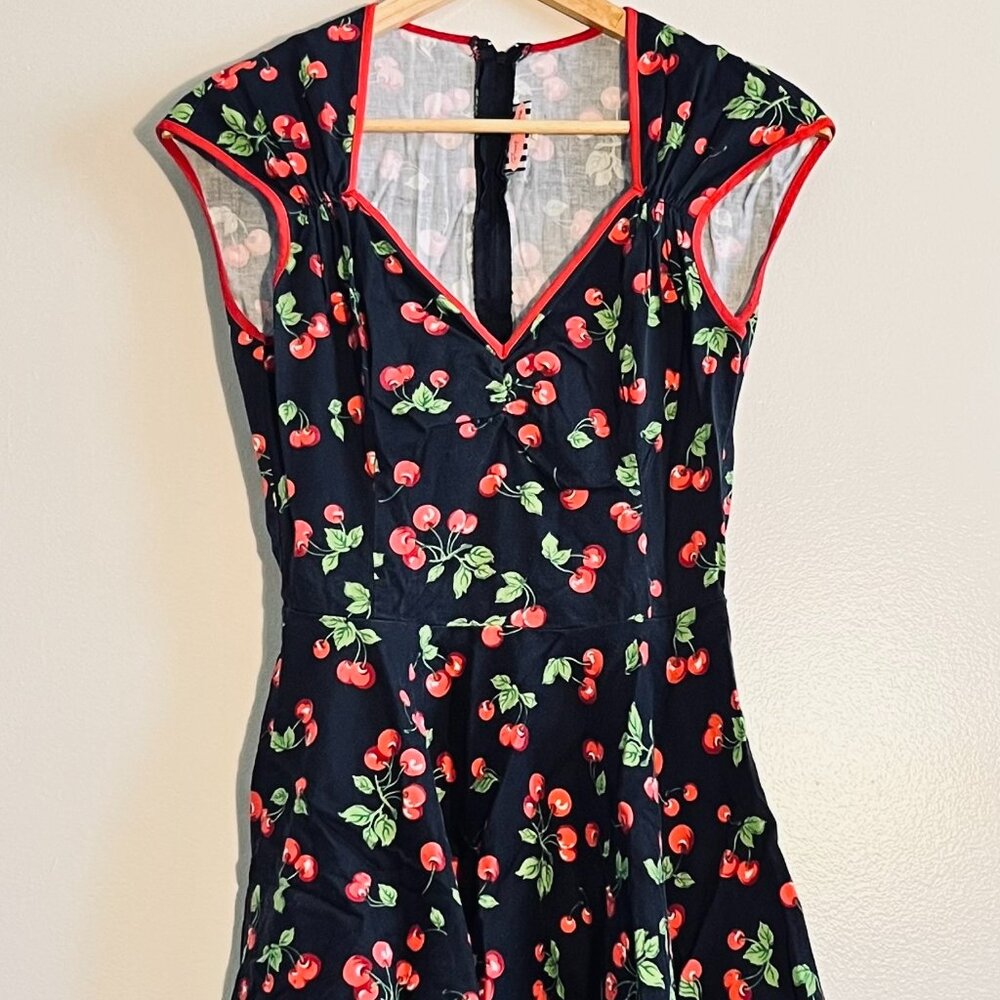Pin-Up Swing Dress with Cherries